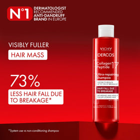 VICHY collagen peptide texture close-up demonstrating repair action