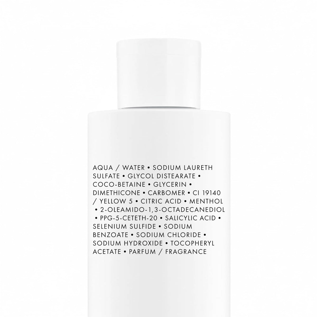 VICHY Dercos hair before and after treatment showing reduced flakes