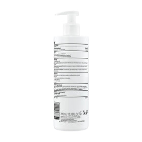 VICHY Dercos bottle in hand to show 13.8 fl oz size benefit