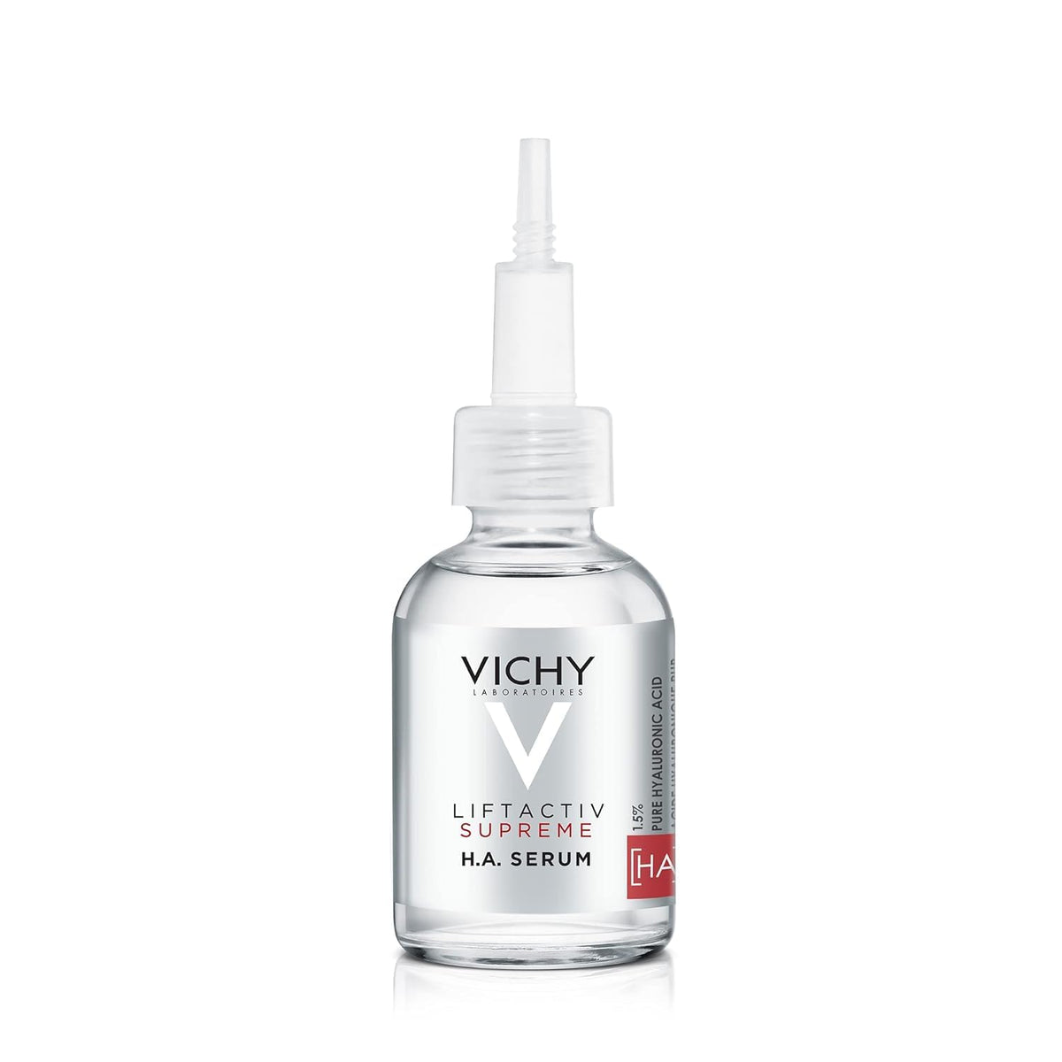 Vichy front packaging showing serum bottle and calming design benefit clarity