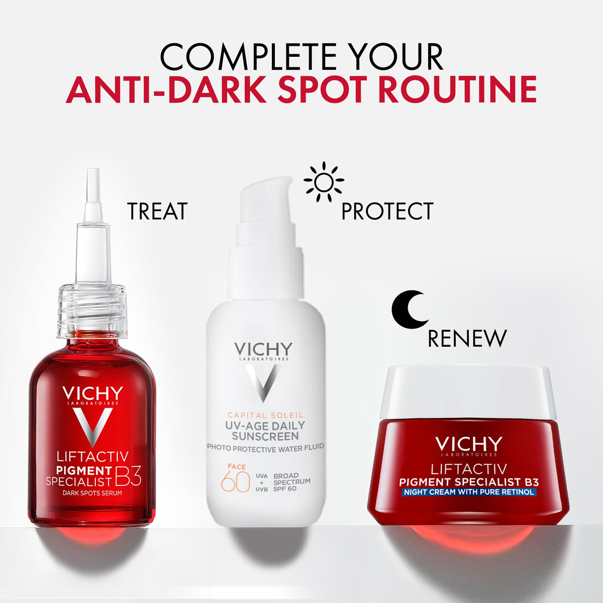 Vichy multi-layer peeling complex close-up showing exfoliation benefits