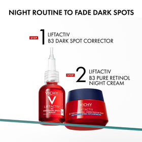 VICHY jar next to coin to show actual size and travel-friendly benefit