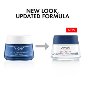 VICHY cream texture close-up illustrating rich, melt-in formula for smooth application