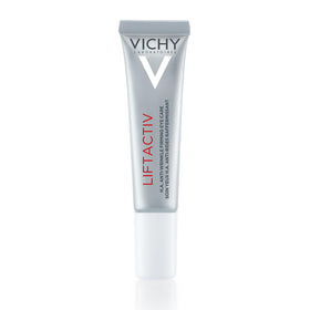 VICHY front packaging of LiftActiv Supreme eye cream shows product label and size benefit