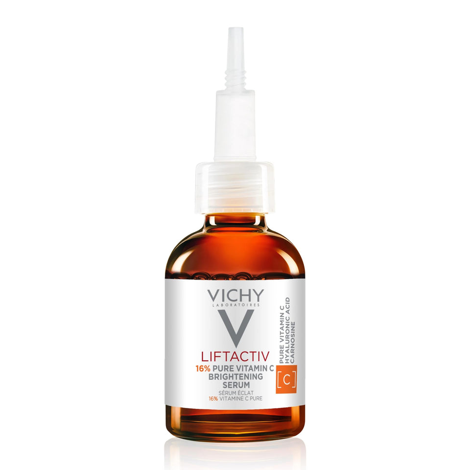 VICHY front packaging showing bottle and box, communicates premium protection