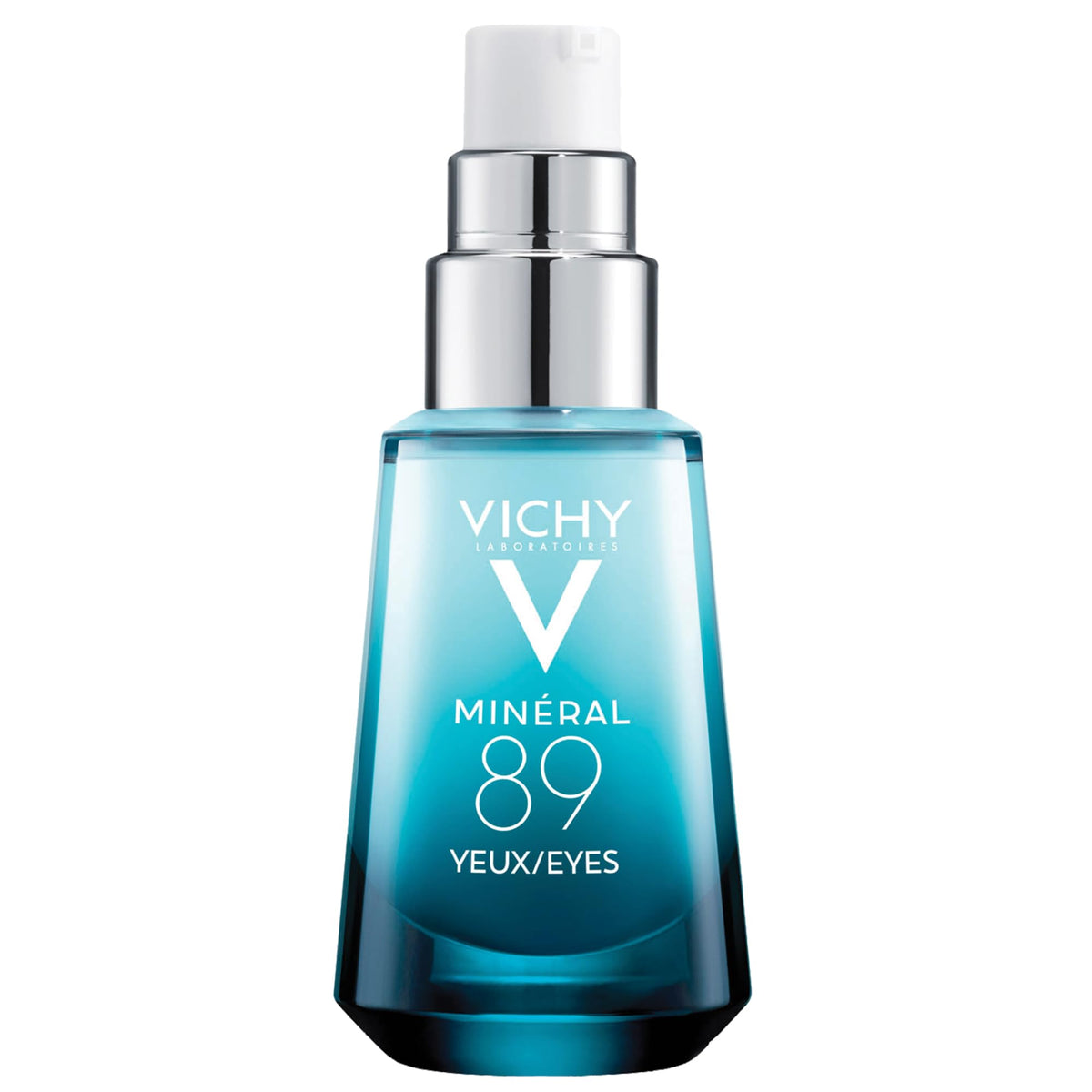 VICHY front packaging of Mineral 89 Eye Serum shows product clarity and benefits