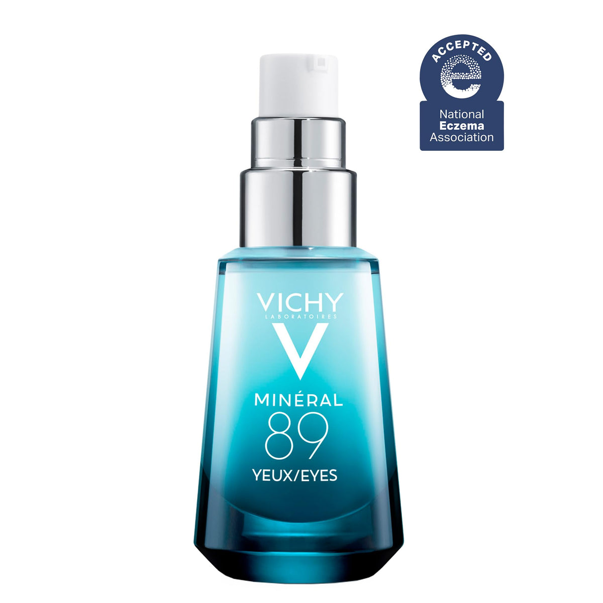 VICHY volcanic water ingredient highlight emphasizing mineral-rich hydration