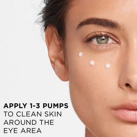 VICHY Mineral 89 Eye Serum beside a coin to show pocket-friendly size
