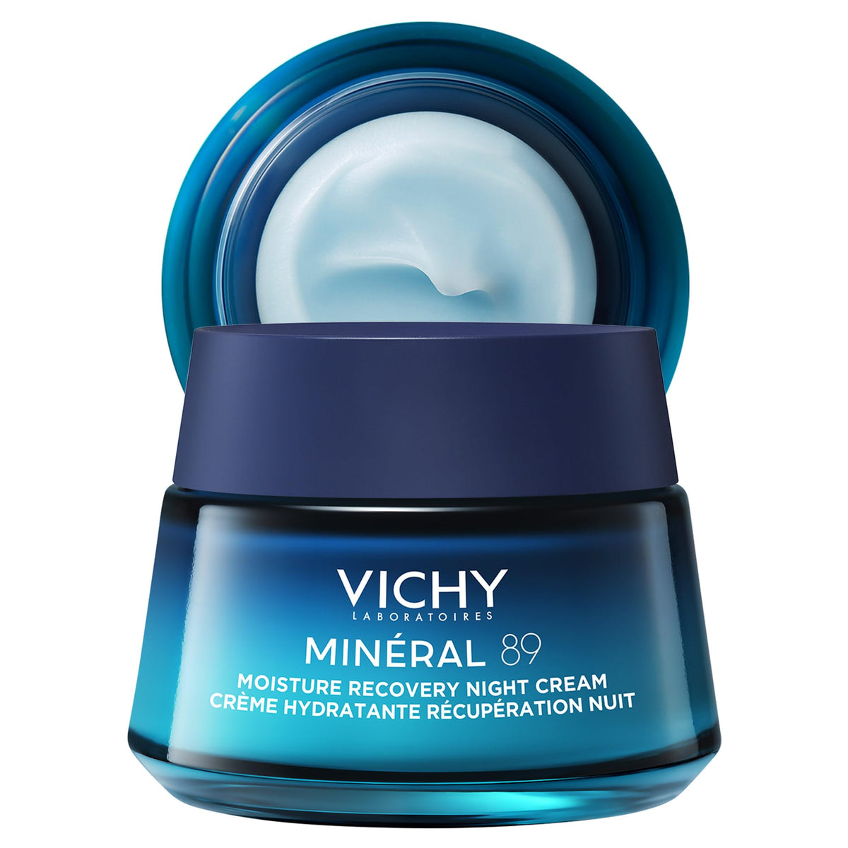 VICHY Minéral 89 front jar showing label and 50ml size for easy identification and benefit