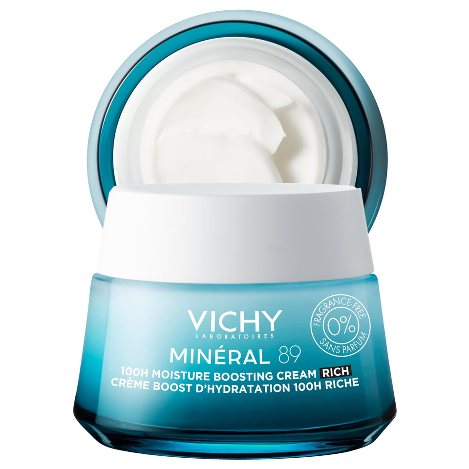 VICHY front jar showing label and fragrance-free benefit