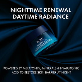 VICHY Minéral 89 cream texture close-up showing smooth consistency for quick absorption