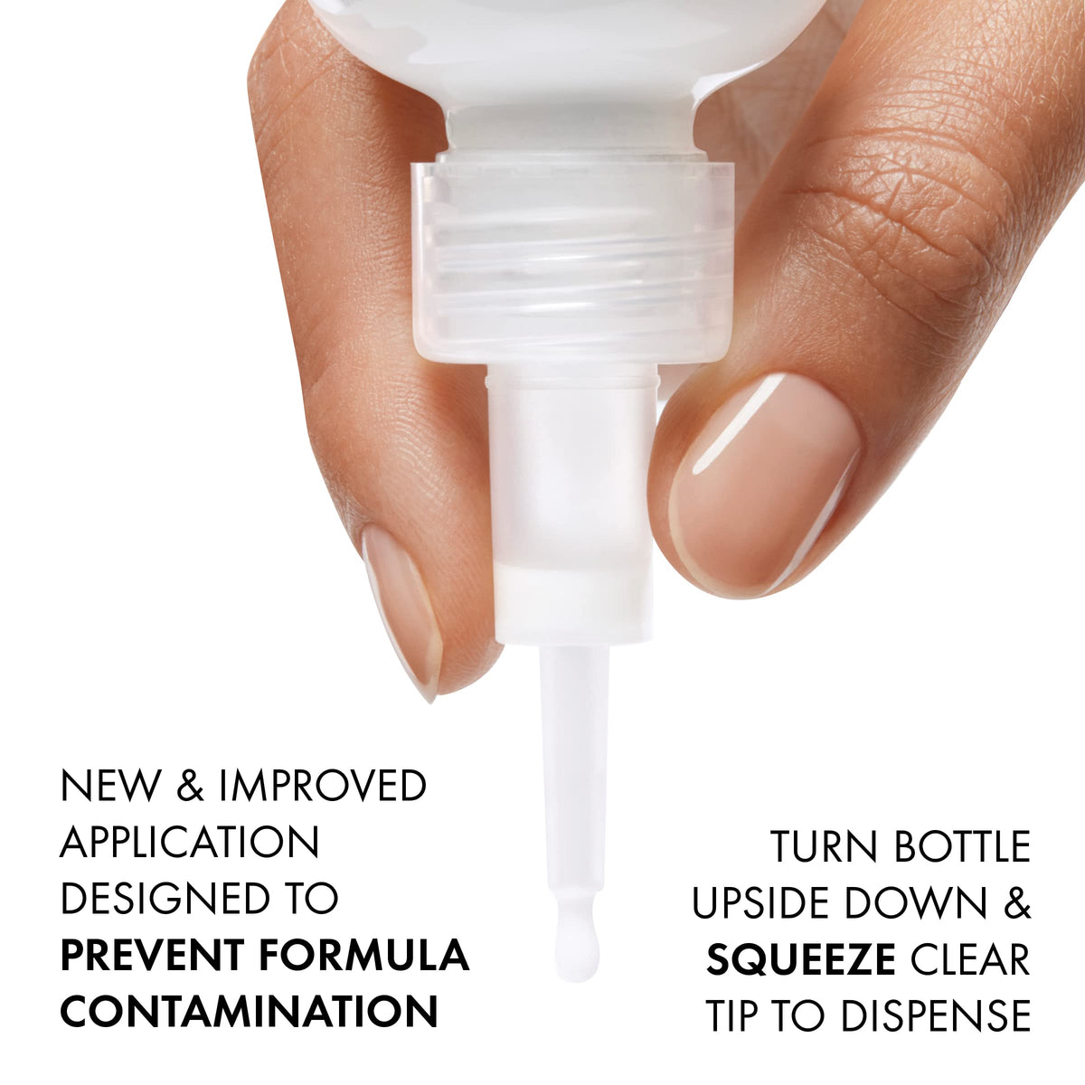 Vichy serum applied at night demonstrating smoothing benefit