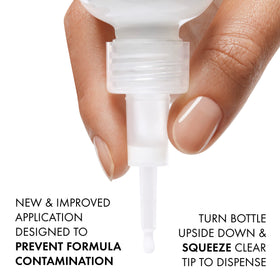 Vichy serum applied at night demonstrating smoothing benefit