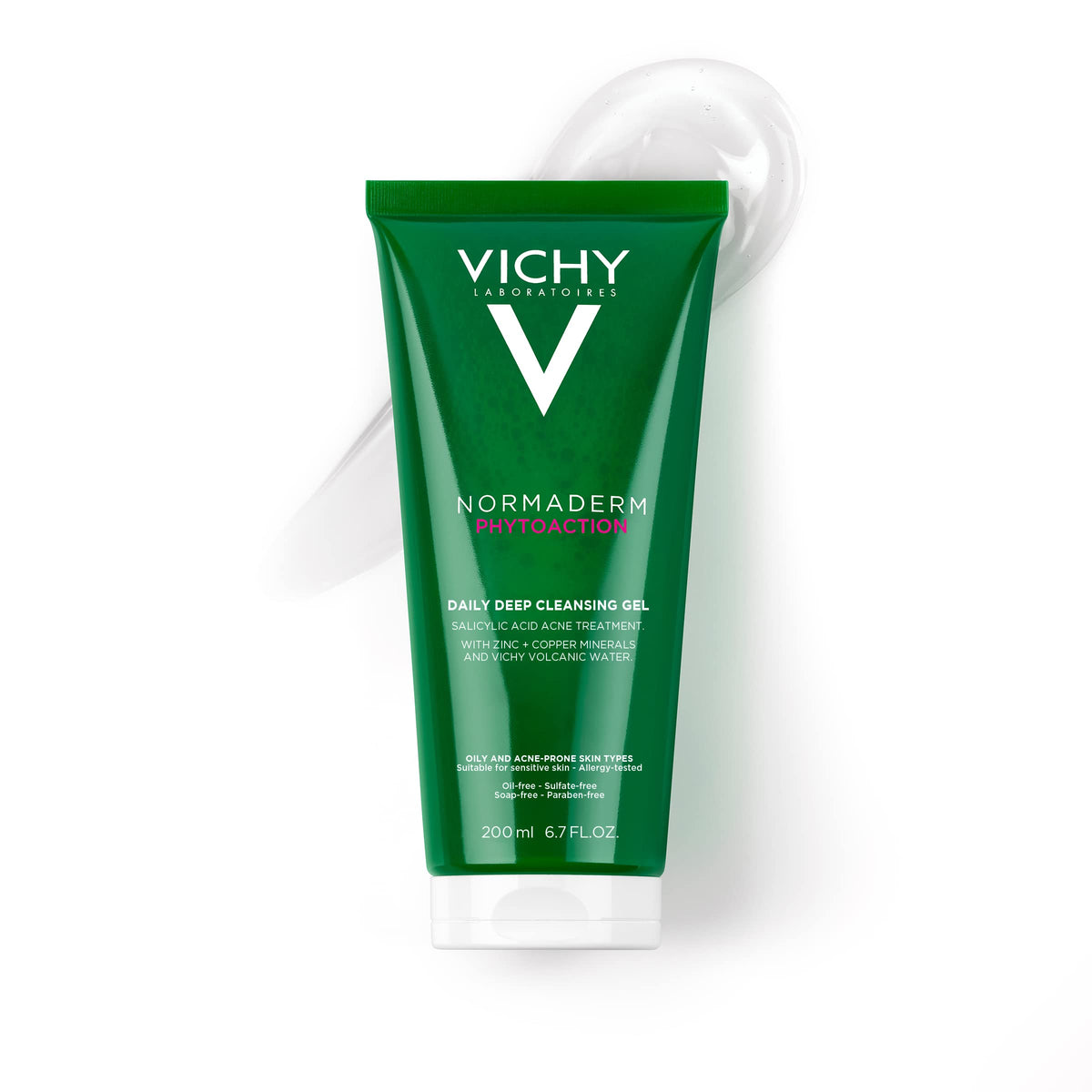 VICHY Normaderm front packaging showing cleanser and benefit of clearer skin