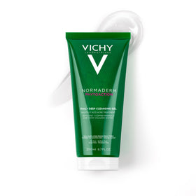 VICHY Normaderm front packaging showing cleanser and benefit of clearer skin
