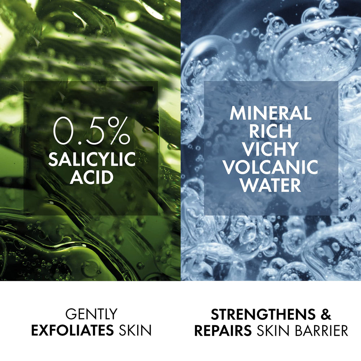VICHY Normaderm in bathroom routine reducing oil and impurities