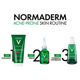 VICHY moisturizer applied under foundation for smooth, non-greasy finish