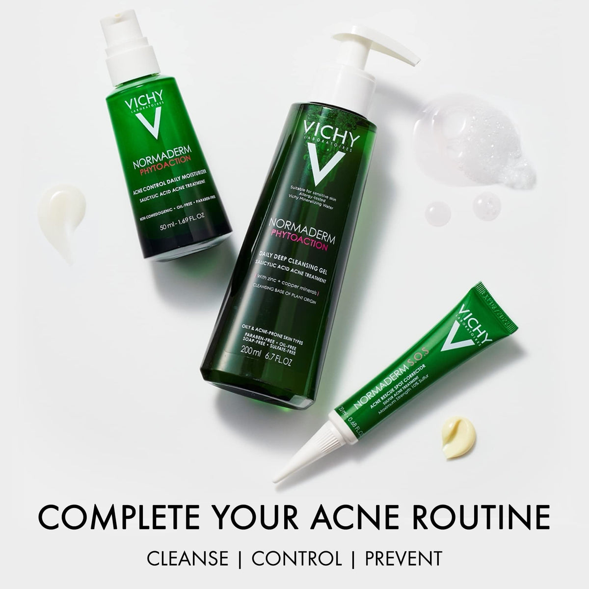 Vichy tube beside a coin to show size and travel-friendly portability