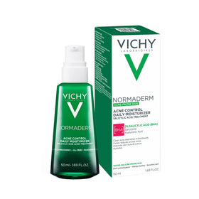 VICHY tube with volcanic water graphic emphasizing mineral-rich base