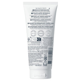 VICHY product being massaged into skin to demonstrate no-rinse application benefit