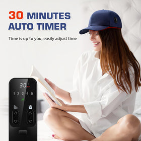 Viconor side profile worn by model, illustrates comfortable hands-free fit