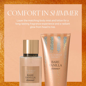 Victoria's Secret bottle in hand demonstrating 8 oz size and travel-friendly benefit