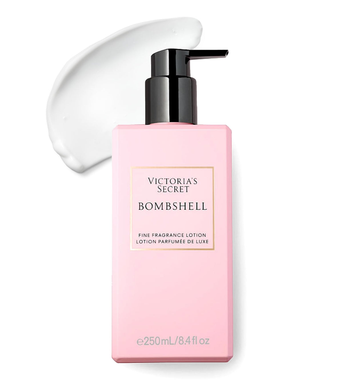 Victoria's Secret front packaging showing bottle and label, highlights elegant brand styling
