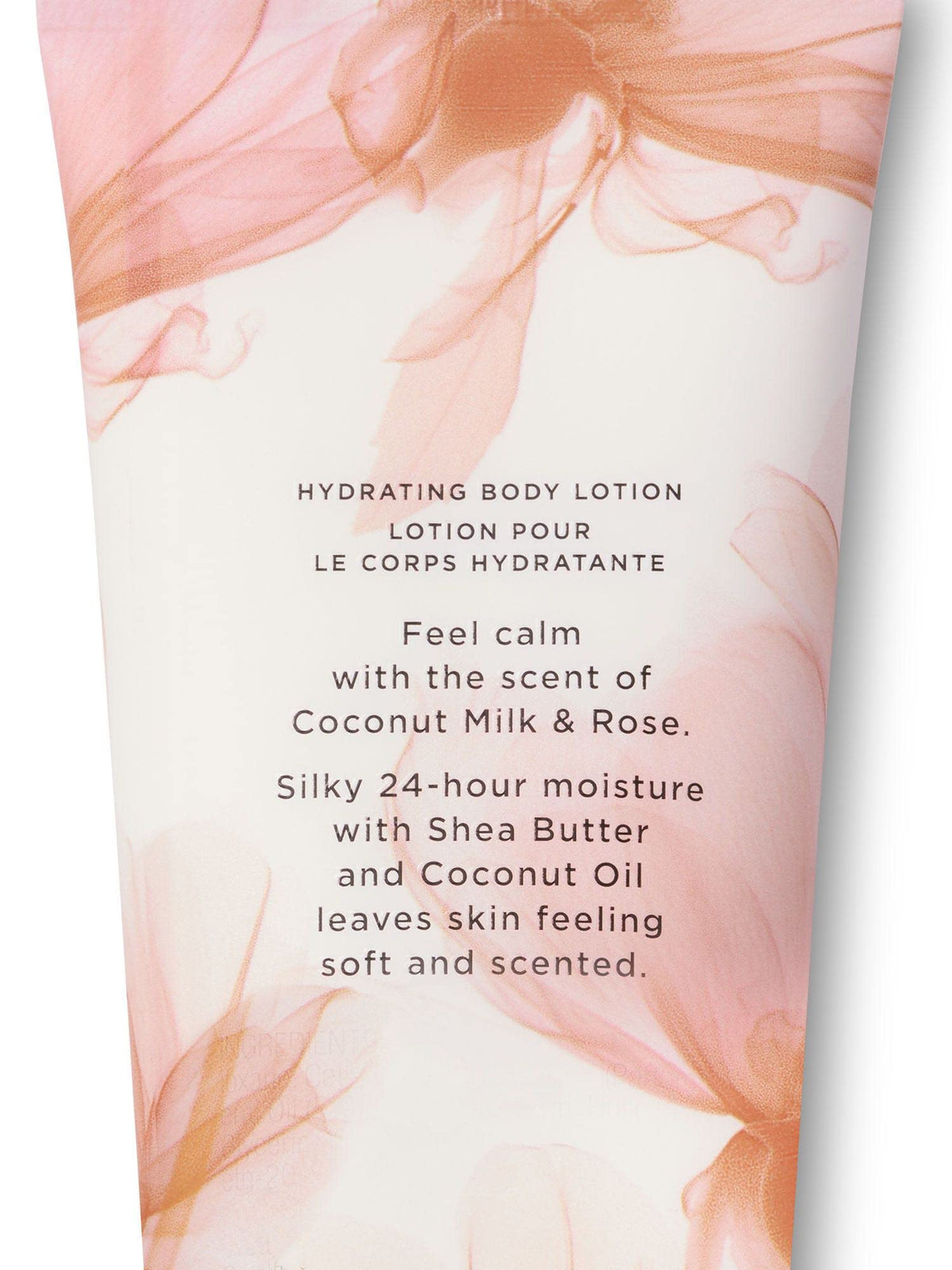 Victoria's Secret cream texture close-up highlighting silky hydration benefit