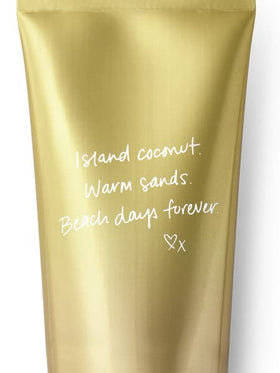 Victoria's Secret pump and cap detail for easy dispensing and travel-friendly use