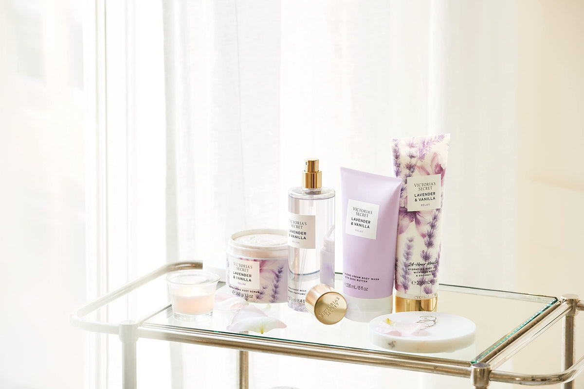 Victoria's Secret lotion applied on forearm demonstrating quick absorption
