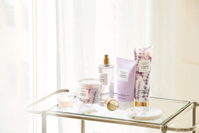 Victoria's Secret lotion applied on forearm demonstrating quick absorption
