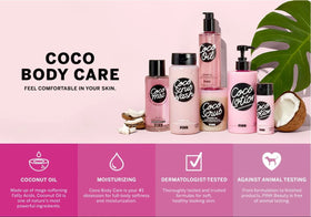 Victoria's Secret Pink Coco Scrub Wash close-up of gentle scrub particles smoothing skin