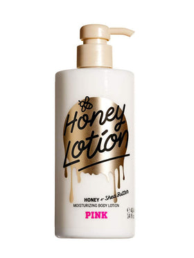 Victoria's Secret front bottle showing label and scent, highlights nourishing benefits