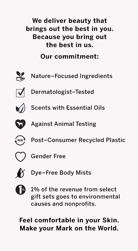 Victoria's Secret Pink bottle recycled-plastic marking highlighting eco benefit