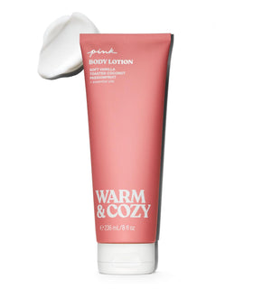 Victoria's Secret PINK front bottle showing label and scent benefits