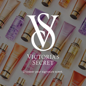 Victoria's Secret label detail of Pure Seduction ingredients and fragrance notes