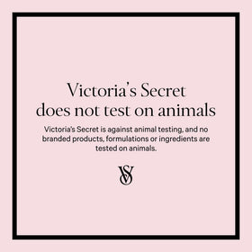 Victoria's Secret ingredient label close-up on Velvet Petals highlighting fragrance blend transparency and product trust