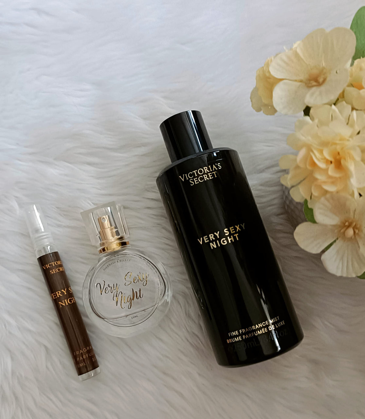 Victoria's Secret lotion texture close-up on hand, highlights fast-absorbing hydration