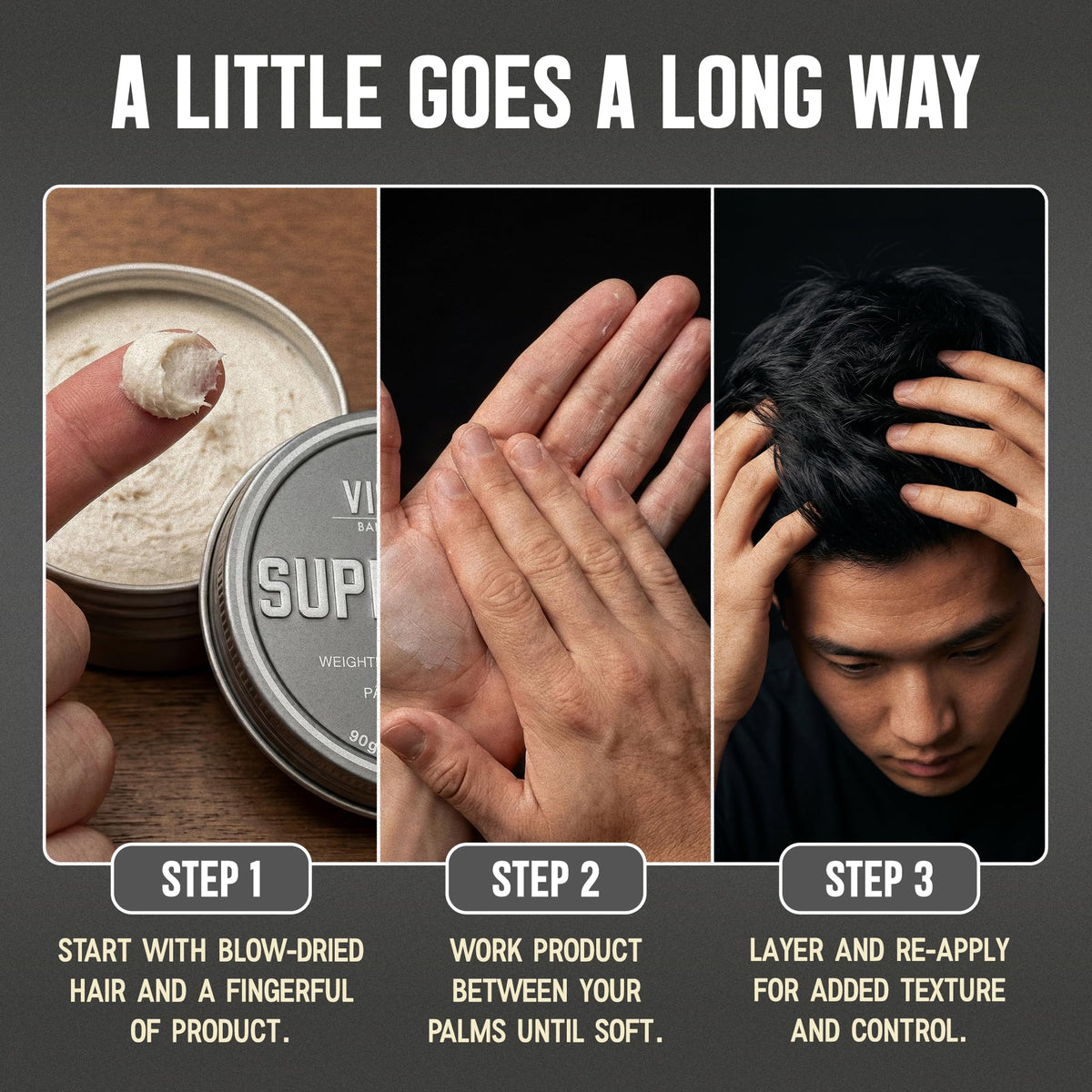 Victory Barber & Brand tube cap detail highlighting portable design and secure closure