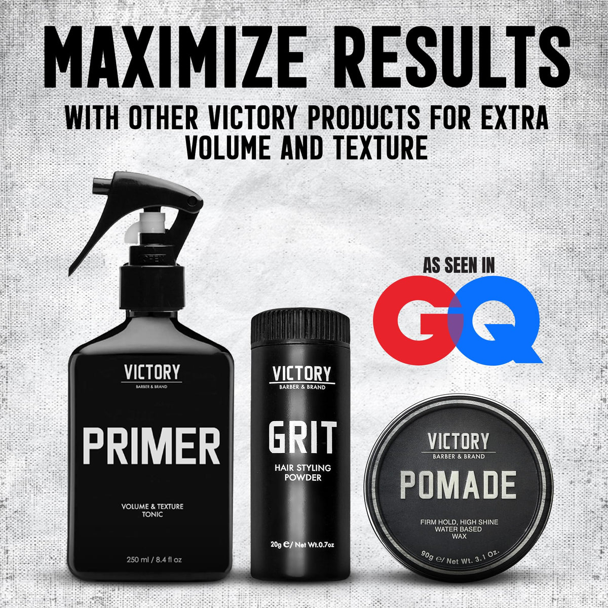 Victory Barber & Brand jar on bathroom shelf showing daily routine convenience