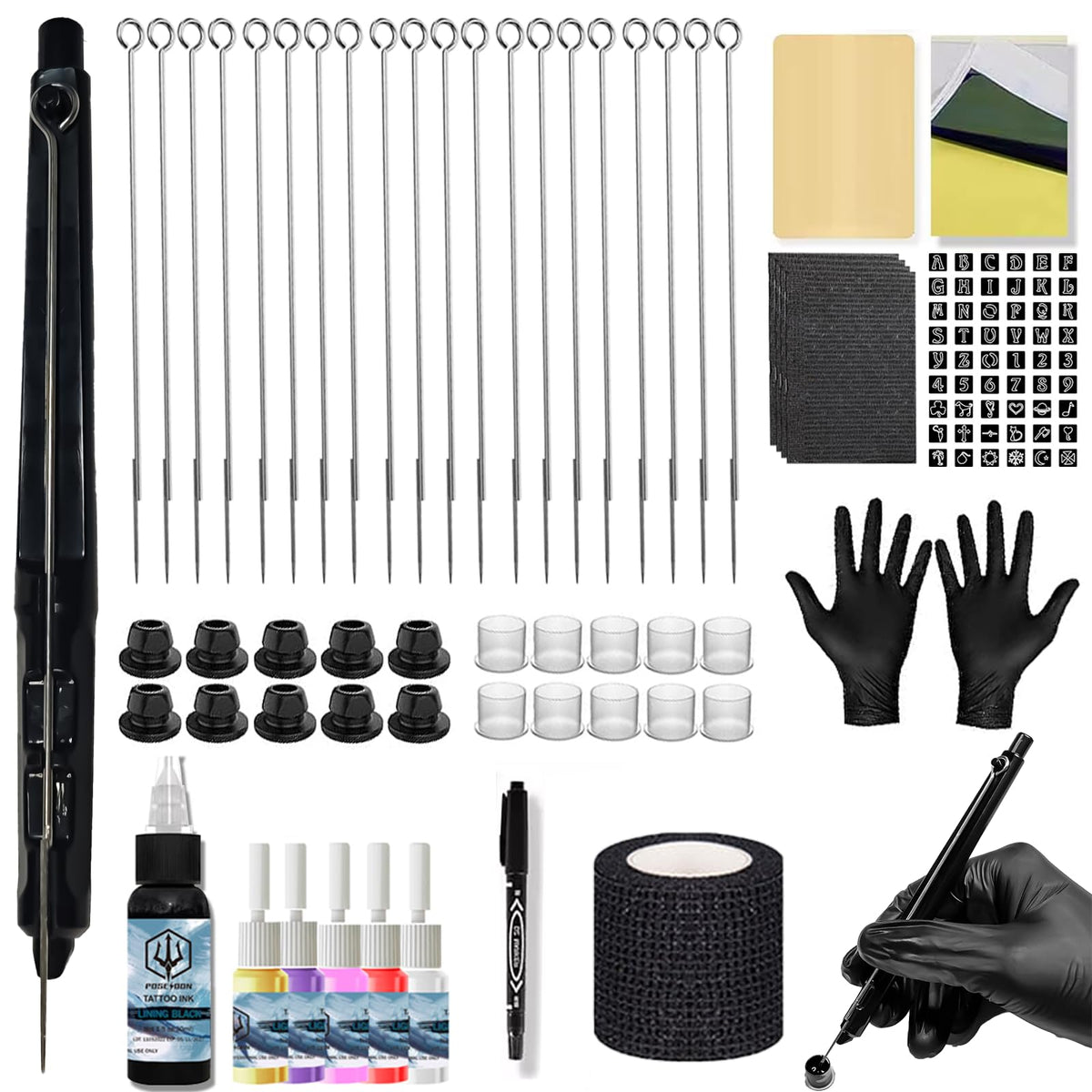 Vidattx Poseidon front packaging showing full starter kit and contents benefit easy setup