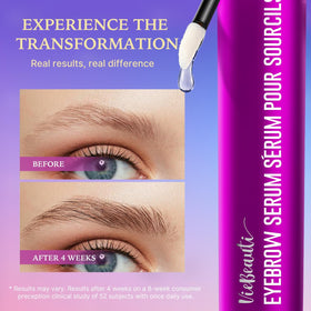 VieBeauti fine-tip applicator close-up for precise brow application