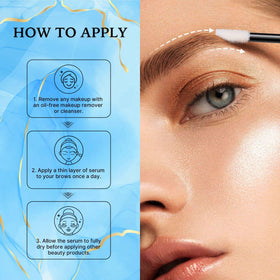 VieBeauti lifestyle brows image of natural fuller brows after regular serum use
