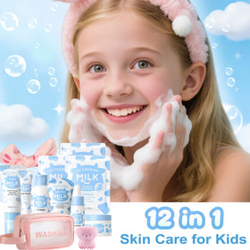 Vienflona lineup of cleanser toner serum cream emphasizing routine completeness