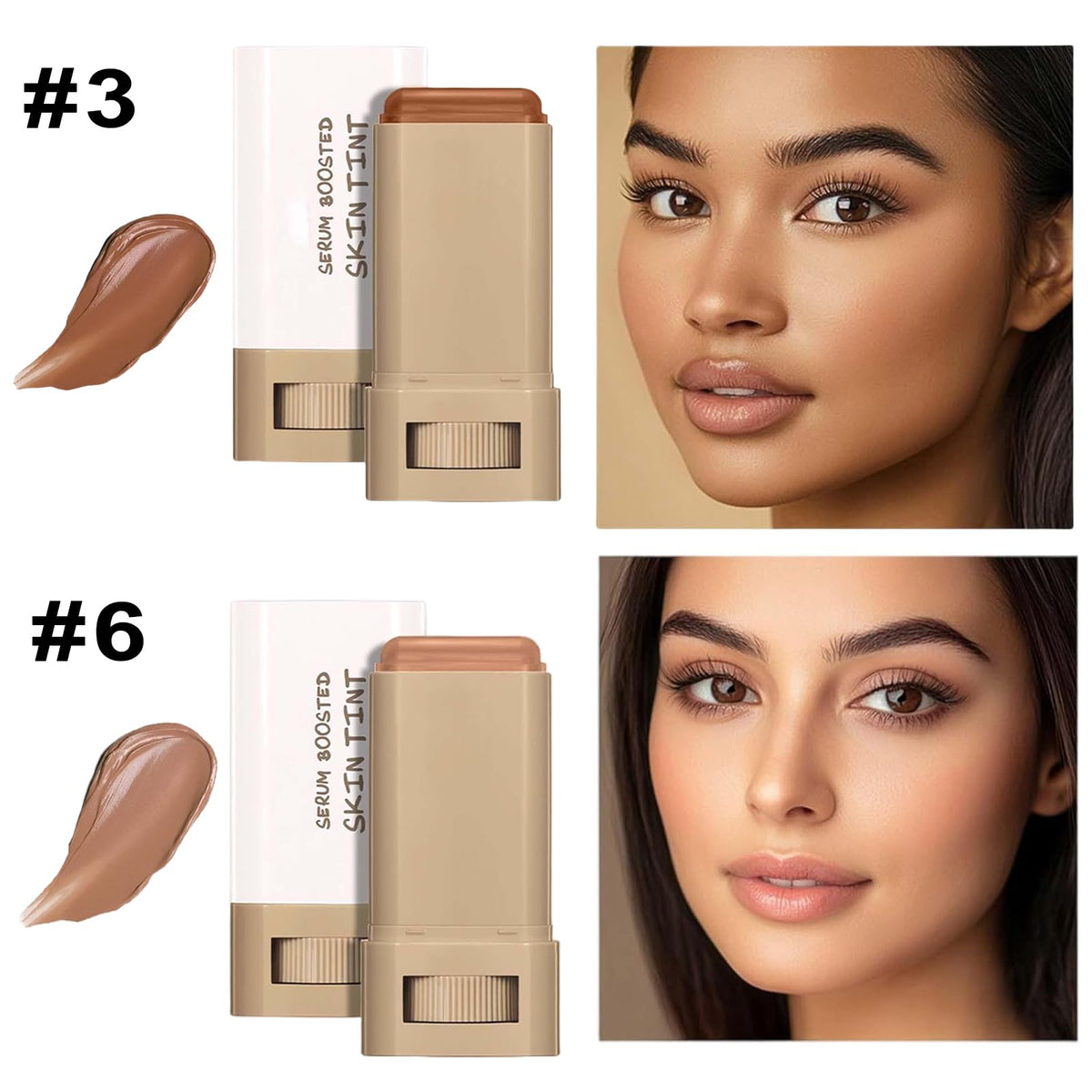Vienflona creamy stick texture close-up displays smooth blendability and hydration