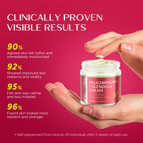 Vigority cream applied under makeup demonstrating smooth, non-greasy finish