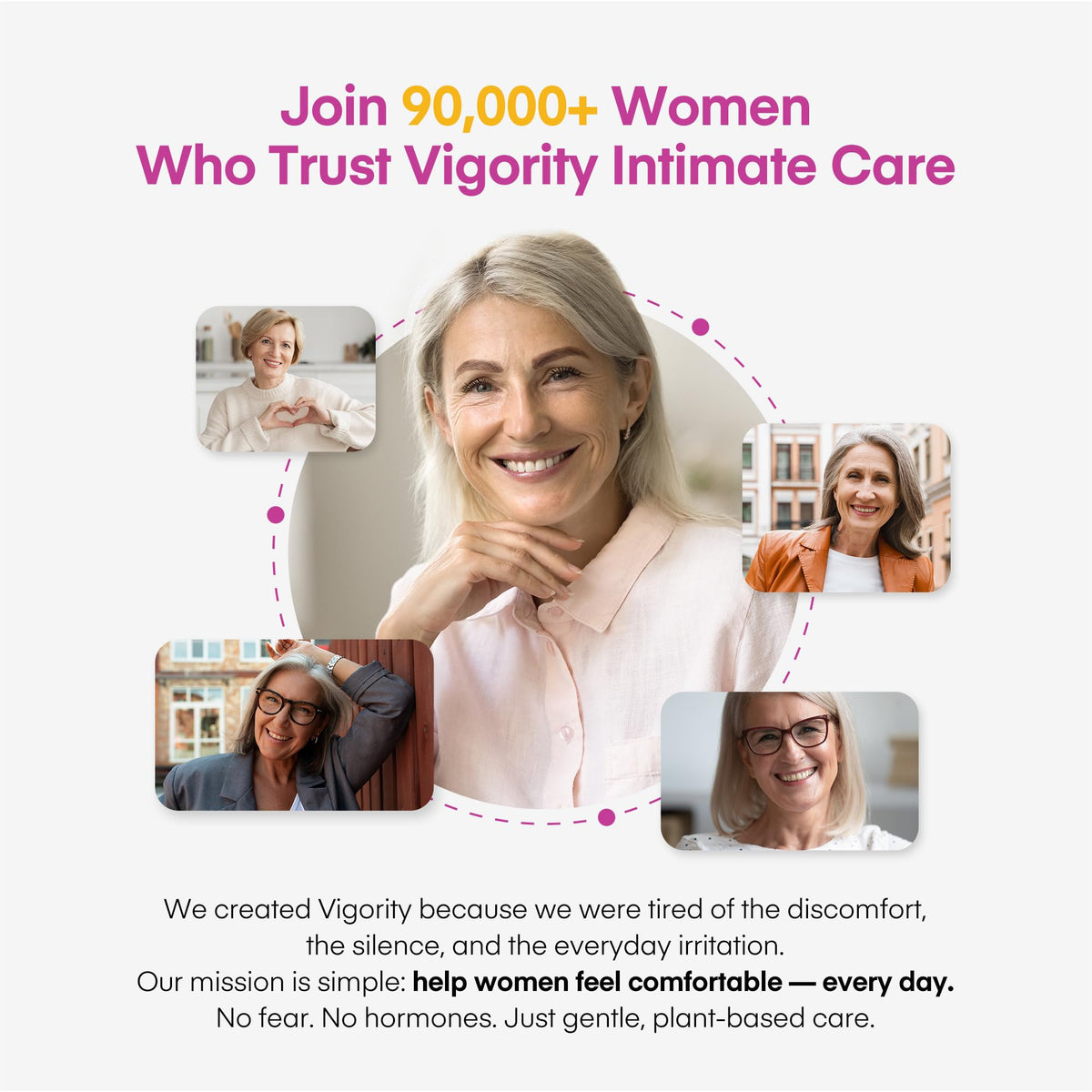 Vigority cream next to botanical extracts illustrating plant-based ingredient benefit