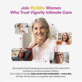 Vigority cream next to botanical extracts illustrating plant-based ingredient benefit