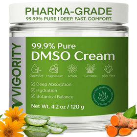Vigority cream front jar showing product label and clean packaging benefit