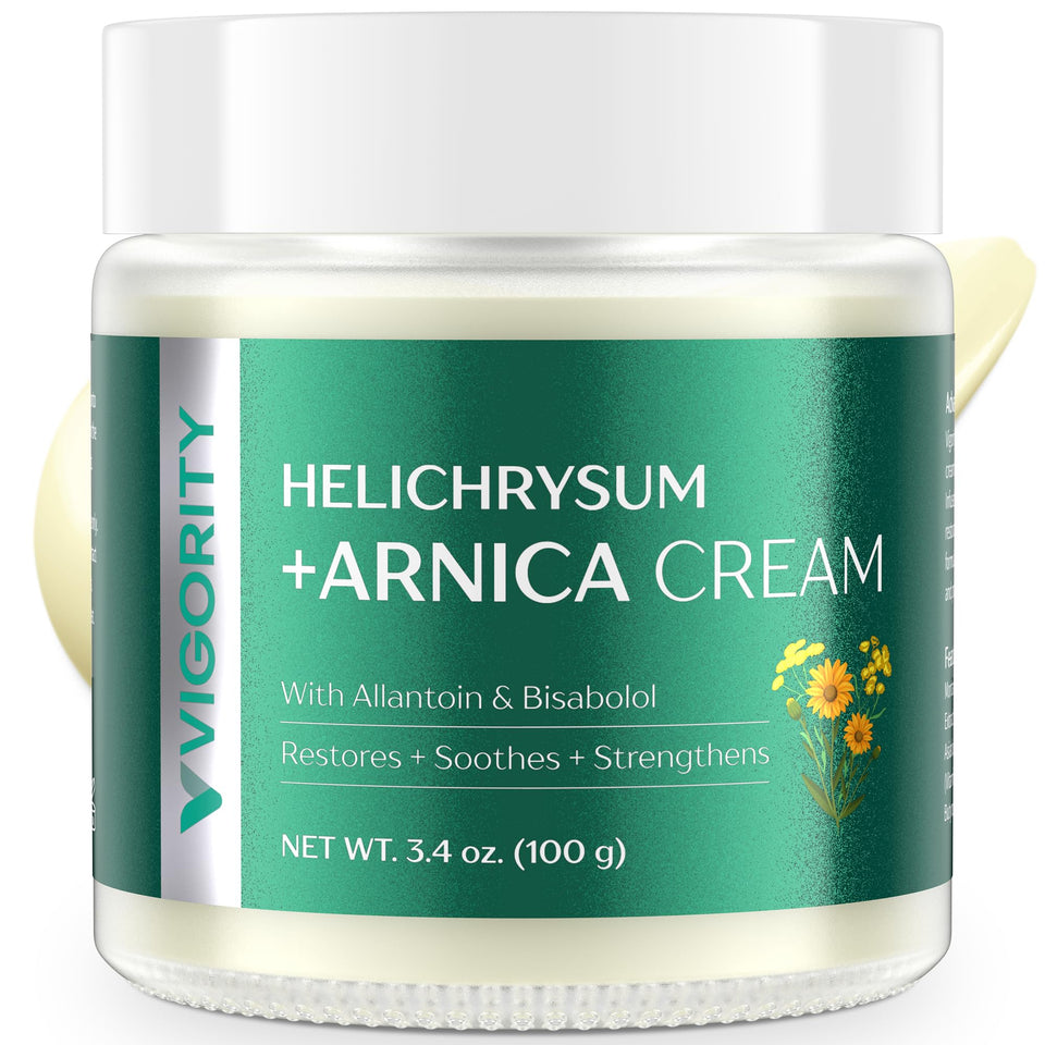 Vigority front jar 3.4oz showing product and packaging benefits